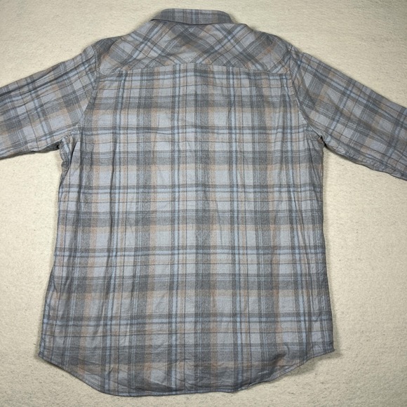 Travis Mathew Shirt Mens Large Gray Plaid Button Up Long Sleeve 1MX439 - Picture 8 of 8